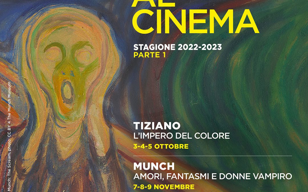 La Grande Arte torna al Cinema in autunno con Botticelli, Tiziano, Munch￼
