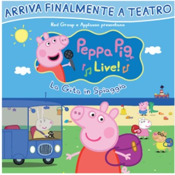 PEPPA PIG Live – La gita in Spiaggia dal 19 novembre a teatro