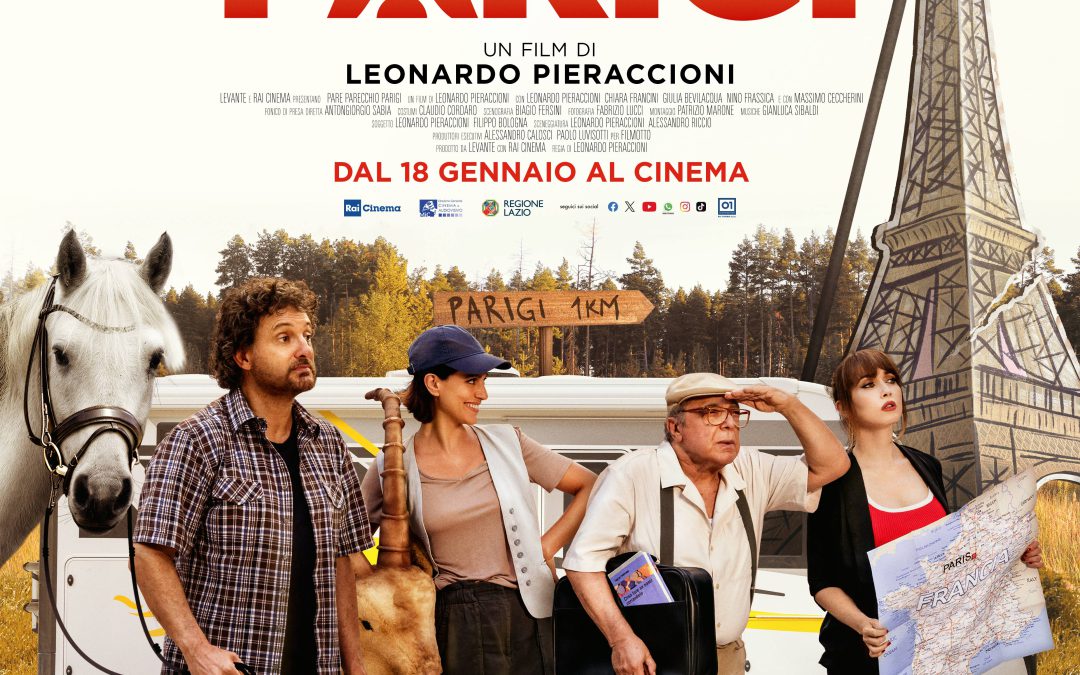 PARE PARECCHIO PARIGI – Il nuovo film di Leonardo Pieraccioni al cinema dal 18 gennaio